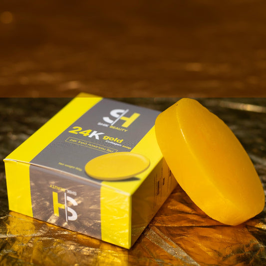 SHIK BEAUTY 24K Gold Collagen Soap – Brightening & Nourishing Bar (60 g)