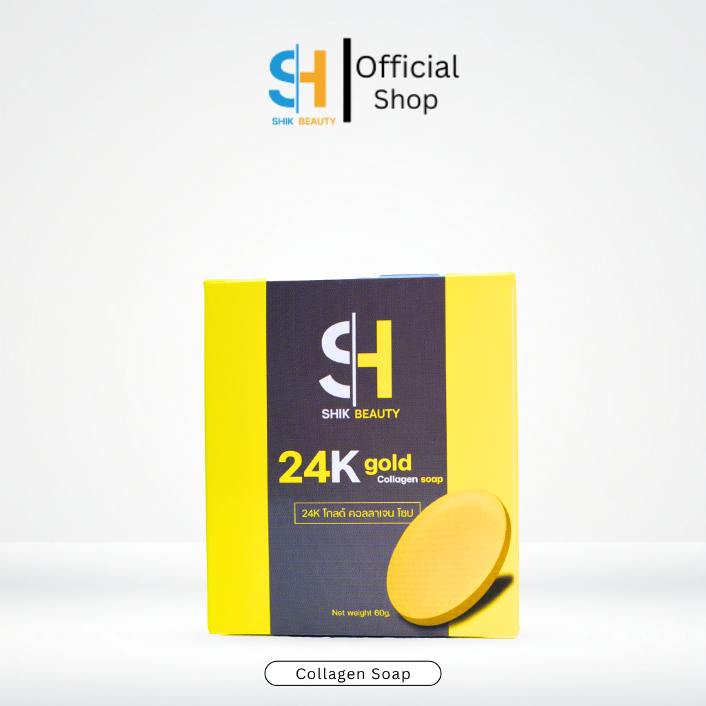 SHIK BEAUTY 24K Gold Collagen Soap – Brightening & Nourishing Bar (60 g)